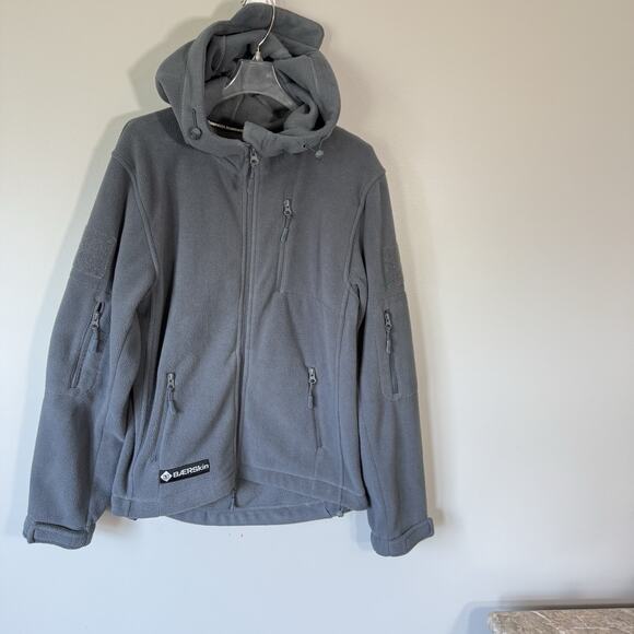 Baerskin Other - Baerskin Fleece Tactical Gray Hoodie Jacket Small Outerwear Performance Pockets